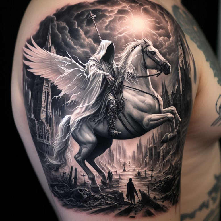 Postacie. - Free tattoo design ideas ai genereted - inkby.ai