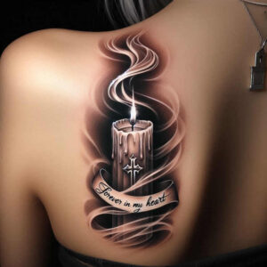 Świece - Free tattoo design ideas ai genereted - inkby.ai
