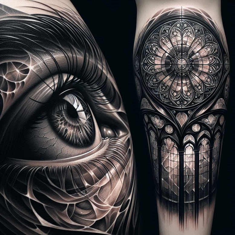 Krzyże - Free tattoo design ideas ai genereted - inkby.ai