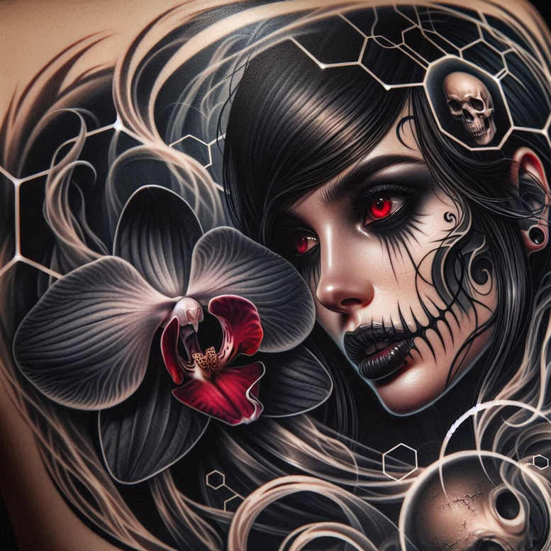 Inne mroczne - Free tattoo design ideas ai genereted - inkby.ai