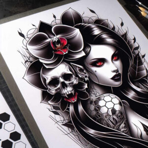 Inne mroczne - Free tattoo design ideas ai genereted - inkby.ai