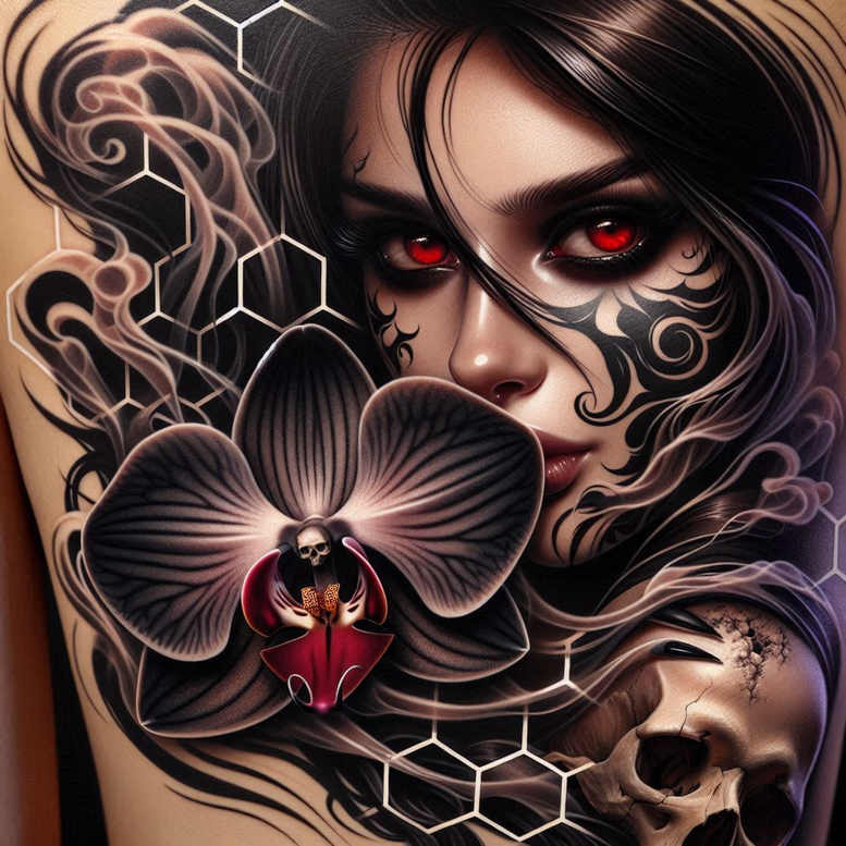Inne mroczne - Free tattoo design ideas ai genereted - inkby.ai