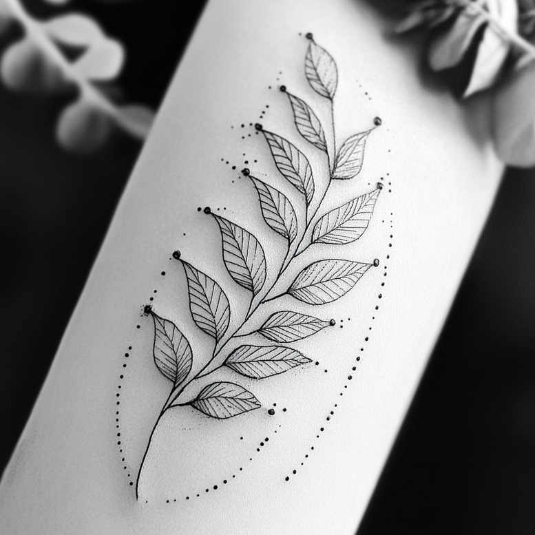 Gałązki - Free tattoo design ideas ai genereted - inkby.ai