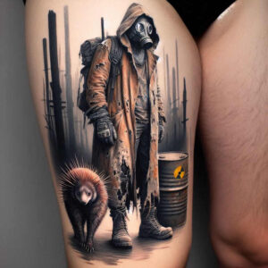 Postacie. - Free tattoo design ideas ai genereted - inkby.ai