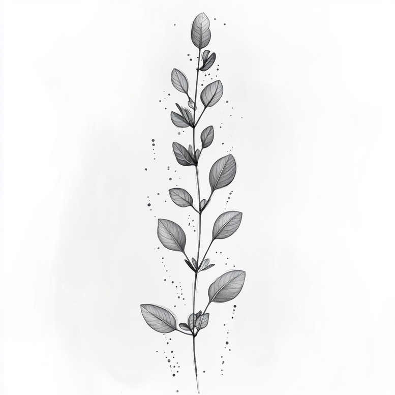 Gałązki - Free tattoo design ideas ai genereted - inkby.ai