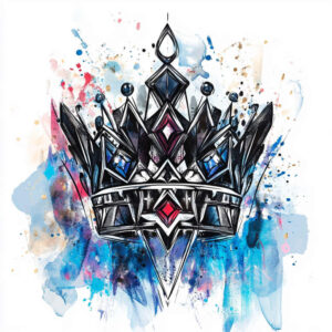 Korony i diamenty - Free tattoo design ideas ai genereted - inkby.ai