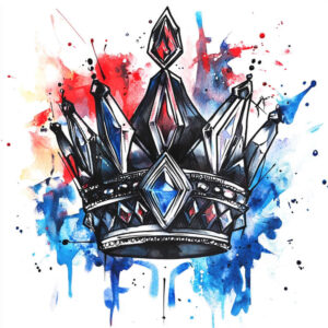 Korony i diamenty - Free tattoo design ideas ai genereted - inkby.ai