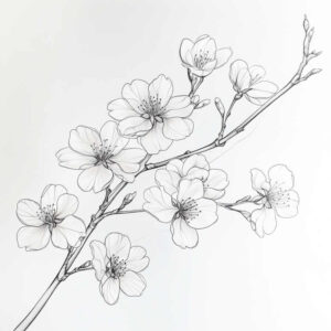 Delikatne kwiaty - Free tattoo design ideas ai genereted - inkby.ai