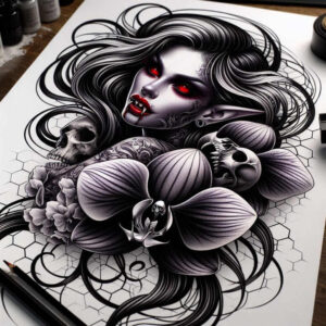 Inne mroczne - Free tattoo design ideas ai genereted - inkby.ai