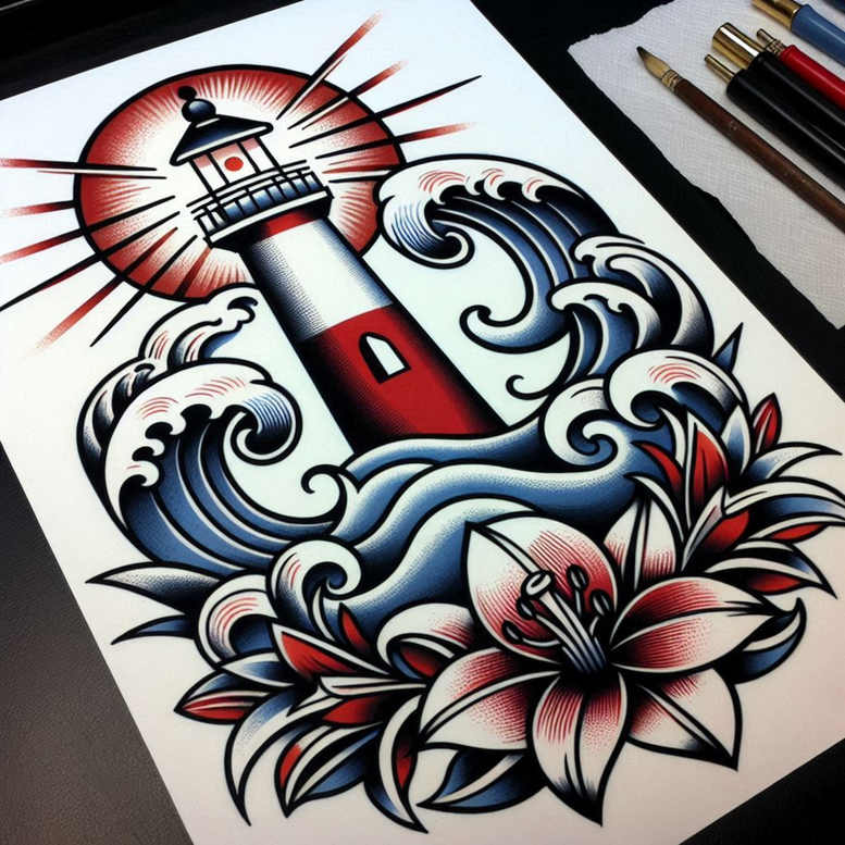 Podróże - Free tattoo design ideas ai genereted - inkby.ai