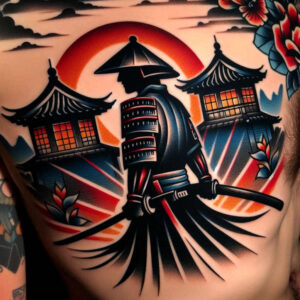 Wojownicy - Azja - Free tattoo design ideas ai genereted - inkby.ai