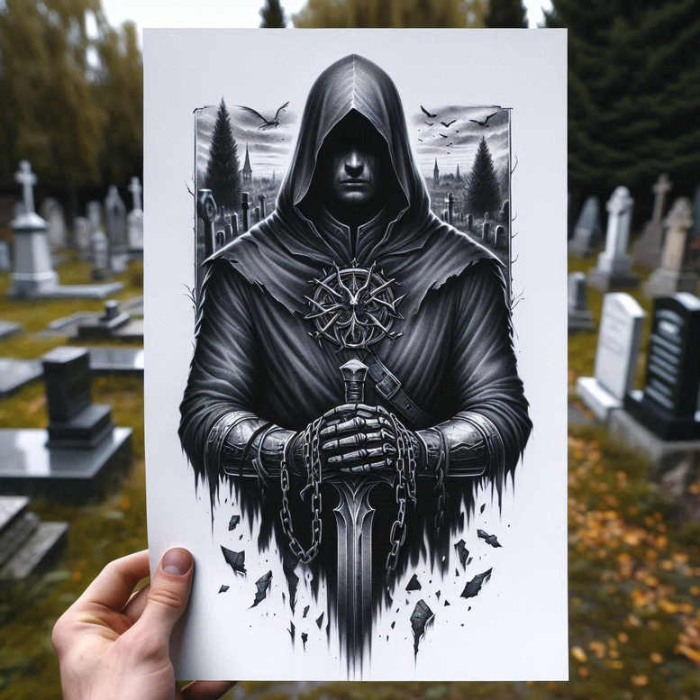 Inne mroczne - Free tattoo design ideas ai genereted - inkby.ai