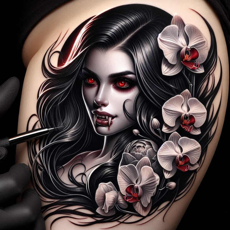 Inne mroczne - Free tattoo design ideas ai genereted - inkby.ai