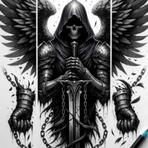 Inne mroczne - Free tattoo design ideas ai genereted - inkby.ai