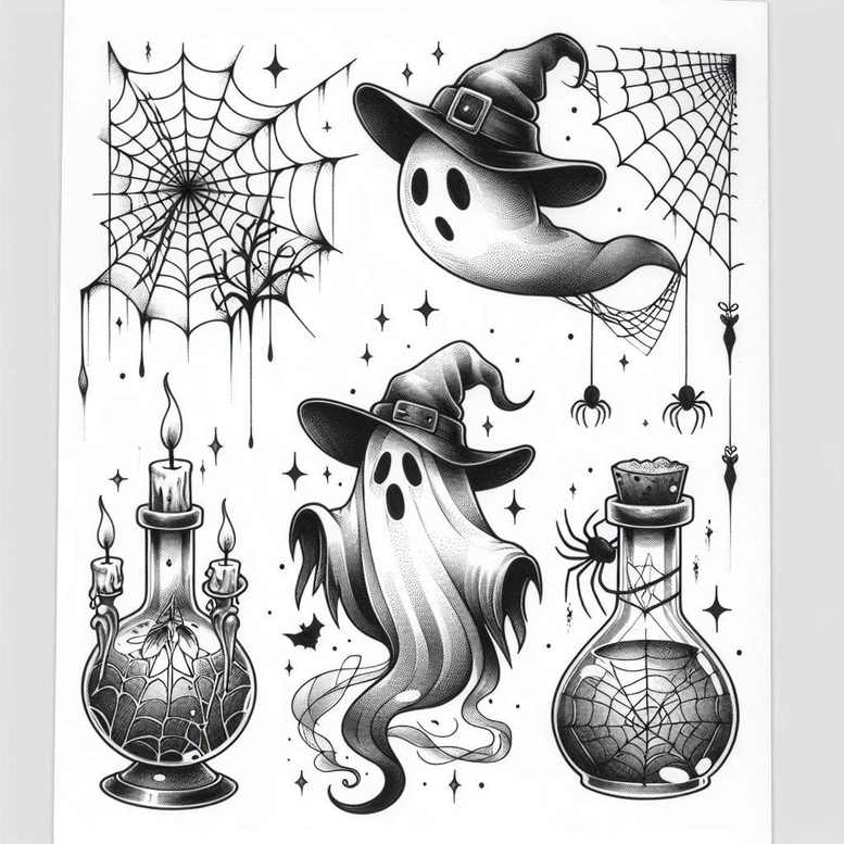 Inne mroczne - Free tattoo design ideas ai genereted - inkby.ai