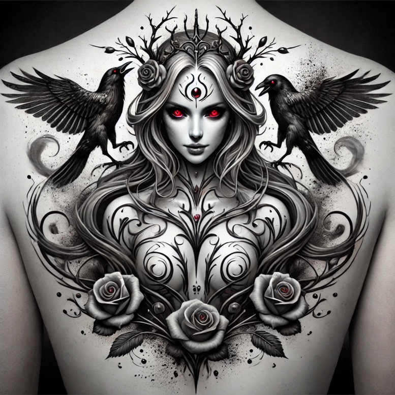 Inne mroczne - Free tattoo design ideas ai genereted - inkby.ai