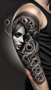 Inne mroczne - Free tattoo design ideas ai genereted - inkby.ai