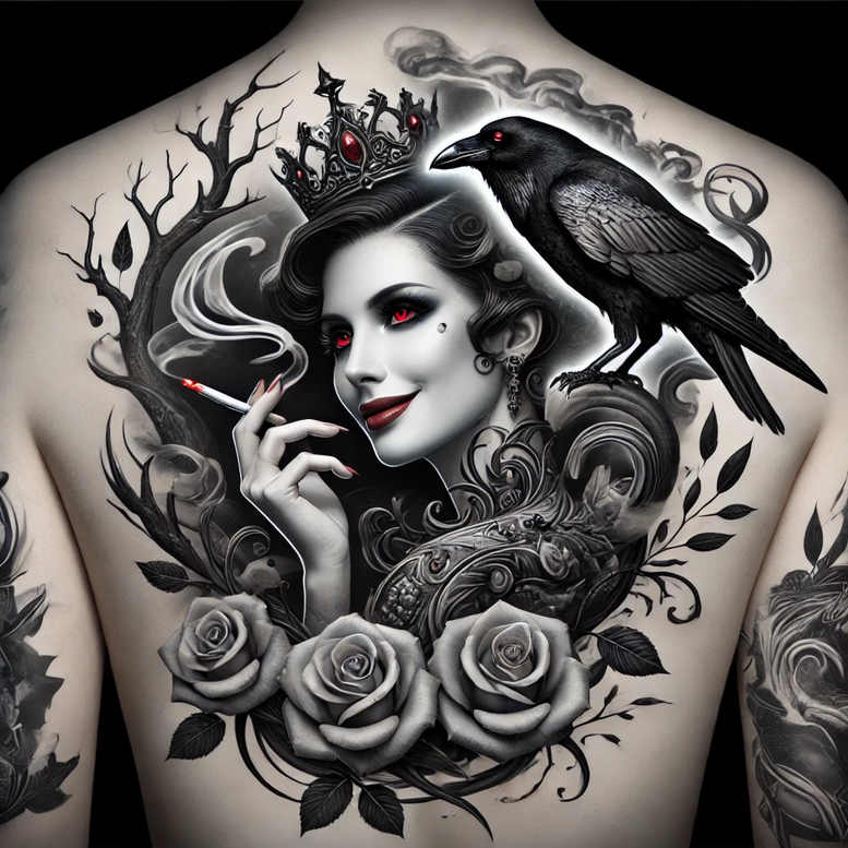 Inne mroczne - Free tattoo design ideas ai genereted - inkby.ai