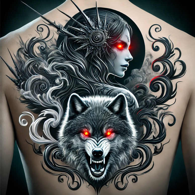 Inne mroczne - Free tattoo design ideas ai genereted - inkby.ai