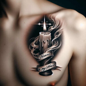 Świece - Free tattoo design ideas ai genereted - inkby.ai