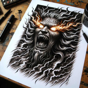 Inne mroczne - Free tattoo design ideas ai genereted - inkby.ai
