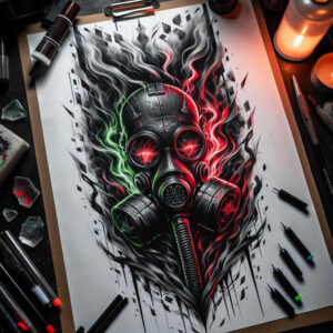 Inne mroczne - Free tattoo design ideas ai genereted - inkby.ai