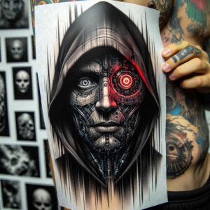 jesus-and-divine-grace – tattoo design ideas free ai generated – color-precision – for-biceps – Gallery: jesus-inkby-ai