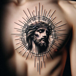 jesus-and-prayer – tattoo design ideas free ai generated – high-fidelity – for-toe – Gallery: jesus-inkby-ai
