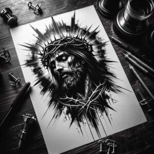 jesus tattoo design ideas realistic sacred symbols shows strength