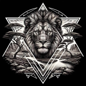 for-women – tattoo design ideas free ai generated – surrealism-dreamscape – for-upper-back – Gallery: lions-inkby-ai