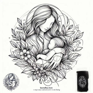 lion-with-power – tattoo design ideas free ai generated – surrealism-timeless – for-nape – Gallery: lions-inkby-ai