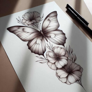 symbol-of-strength – tattoo design ideas free ai generated – surrealism-bizarre – for-calf – Gallery: lions-inkby-ai