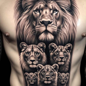 lions tattoo design ideas detailed textures bold for wrist side