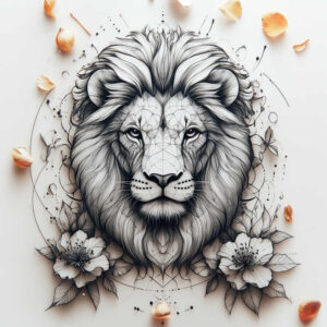 lions tattoo design ideas layered inks fierce silhouette for lower arm
