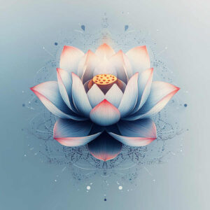 lotus-with-shadow – tattoo design ideas free ai generated – outline-only – for-side-torso – Gallery: lotuses-inkby-ai