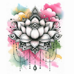 lotuses tattoo design ideas plain tattoo artistic detail symbolising resilience