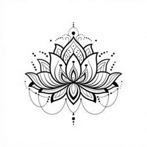 lotuses tattoo design ideas clear edge botanical stands for perseverance