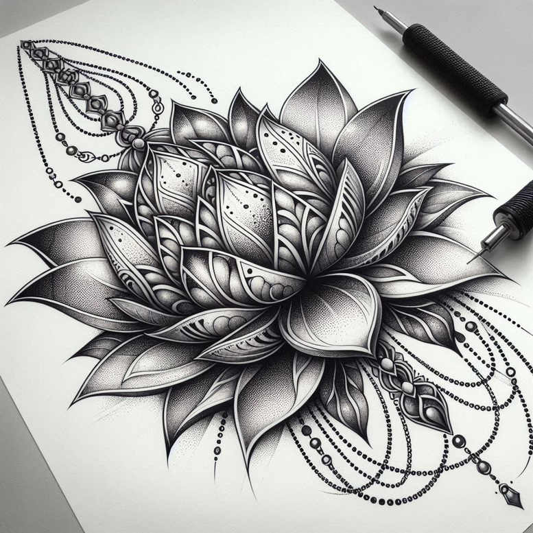 lotuses tattoo design ideas symbol mark calm symbolising perseverance