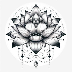 lotuses tattoo design ideas modest delicate for shin
