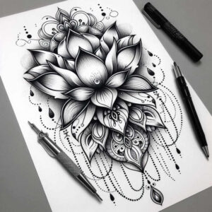 lotuses tattoo design ideas iconic floral motifs for foot