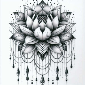 lotuses tattoo design ideas quiet art flowing lines for neck