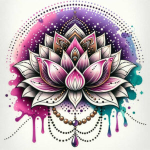 lotuses tattoo design ideas slender harmonious symbolising determination