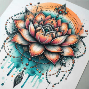 lotuses tattoo design ideas uncluttered intricate stands for resilience