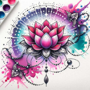 lotuses tattoo design ideas simple icon layered shading meaning determination
