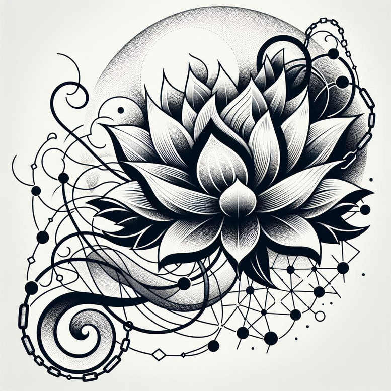 lotuses tattoo design ideas diminutive light shading meaning resilience