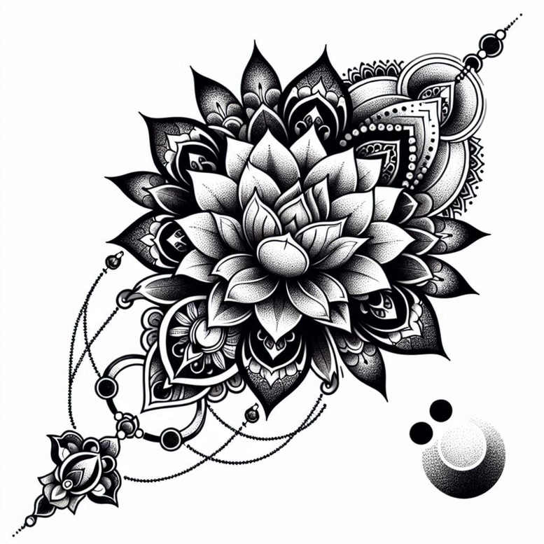 lotuses tattoo design ideas subtle motif naturalistic for ribs