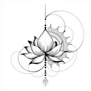 lotuses tattoo design ideas gentle ornamental symbolising courage
