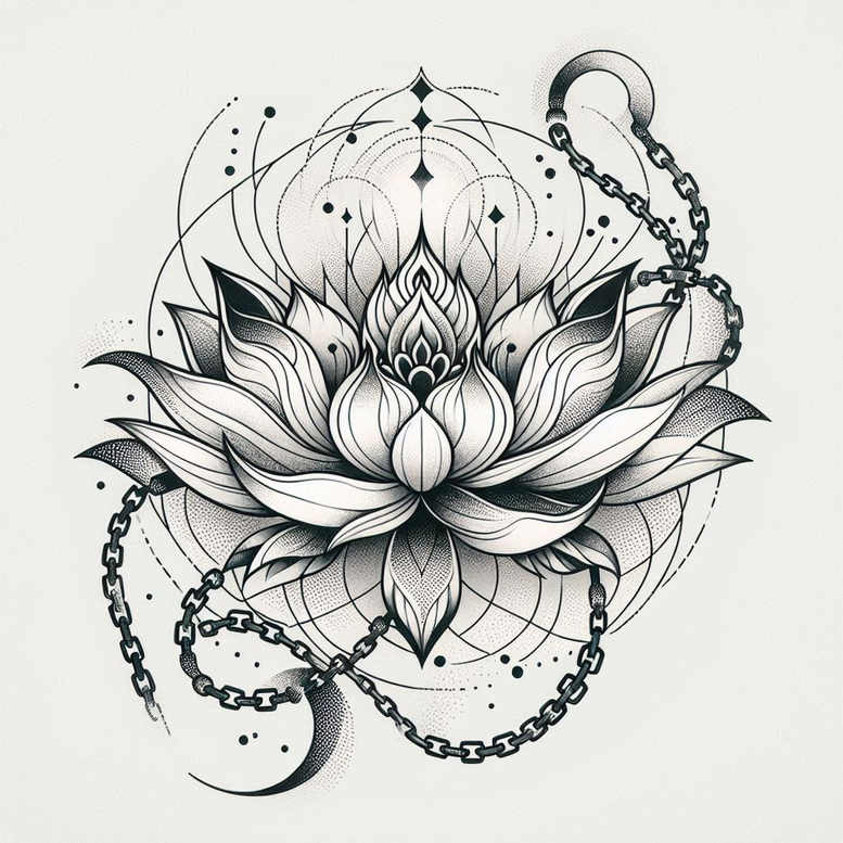lotuses tattoo design ideas symbolic peaceful for nape