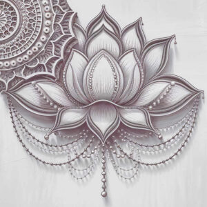 lotuses tattoo design ideas no fill peaceful shows courage