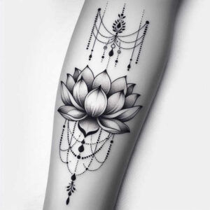 lotuses tattoo design ideas clear edge sacred flower for outer arm
